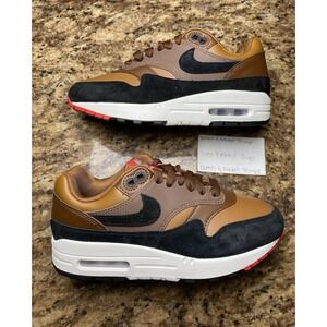 *NEW Women Size 5 Nike Air Max 1 87' "Cacao Wow" Brown Black FZ1468-200